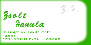 zsolt hanula business card
